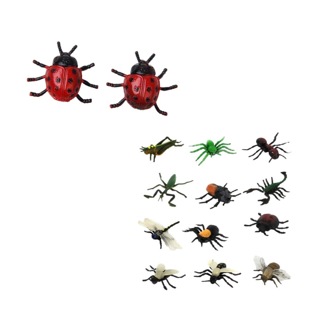 14pcs Plastic PVC Insect Animal Model Kids Toy