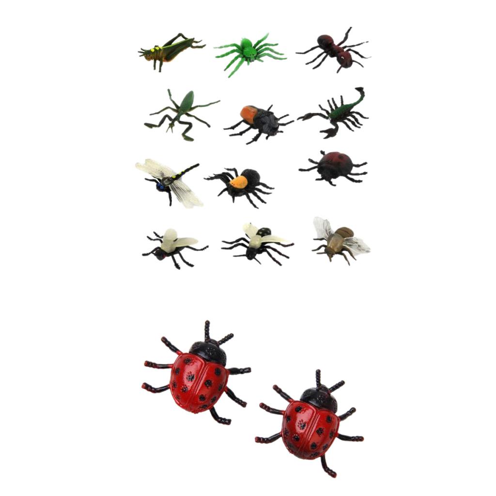 14pcs Plastic PVC Insect Animal Model Kids Toy