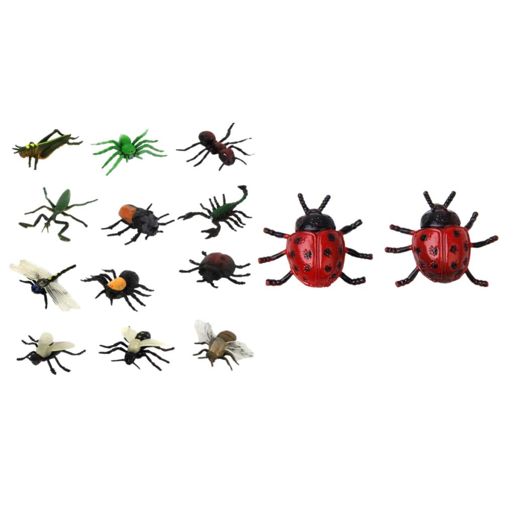 14pcs Plastic PVC Insect Animal Model Kids Toy