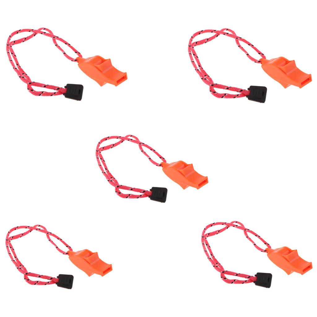 5 Pieces Emergency Survival Safety Whistles Scuba Diving Camping Hiking