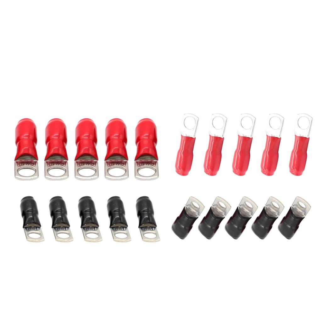 20x 16mm2 35mm2 Copper Tube Terminals Battery Welding Cable Lug Ring Crimps