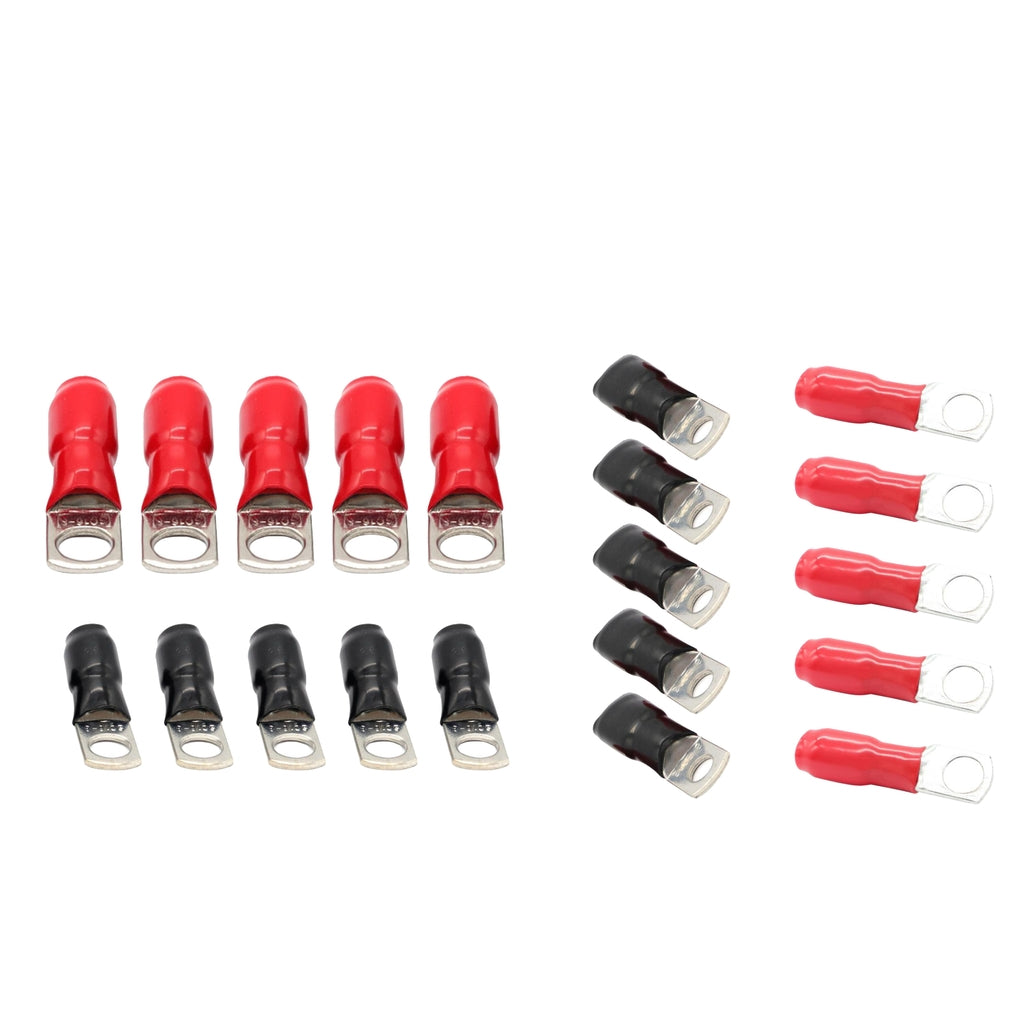 20pcs 16mm2/25mm2 Copper Tube Terminals Battery Welding Cable Lug Ring Crimp