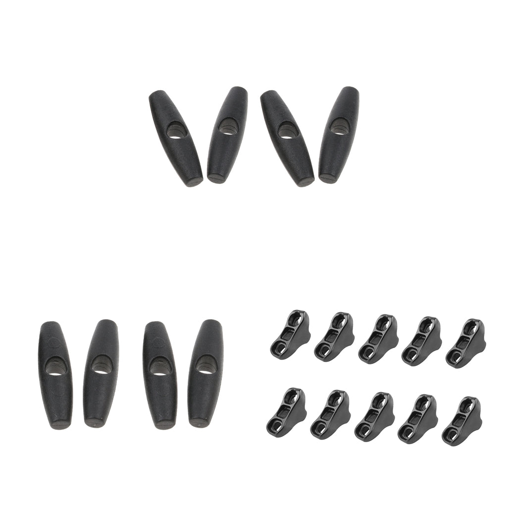 10 Guy Line Cord Tightner Runner Camping Tent Rope Tensioner Toggle Stopper