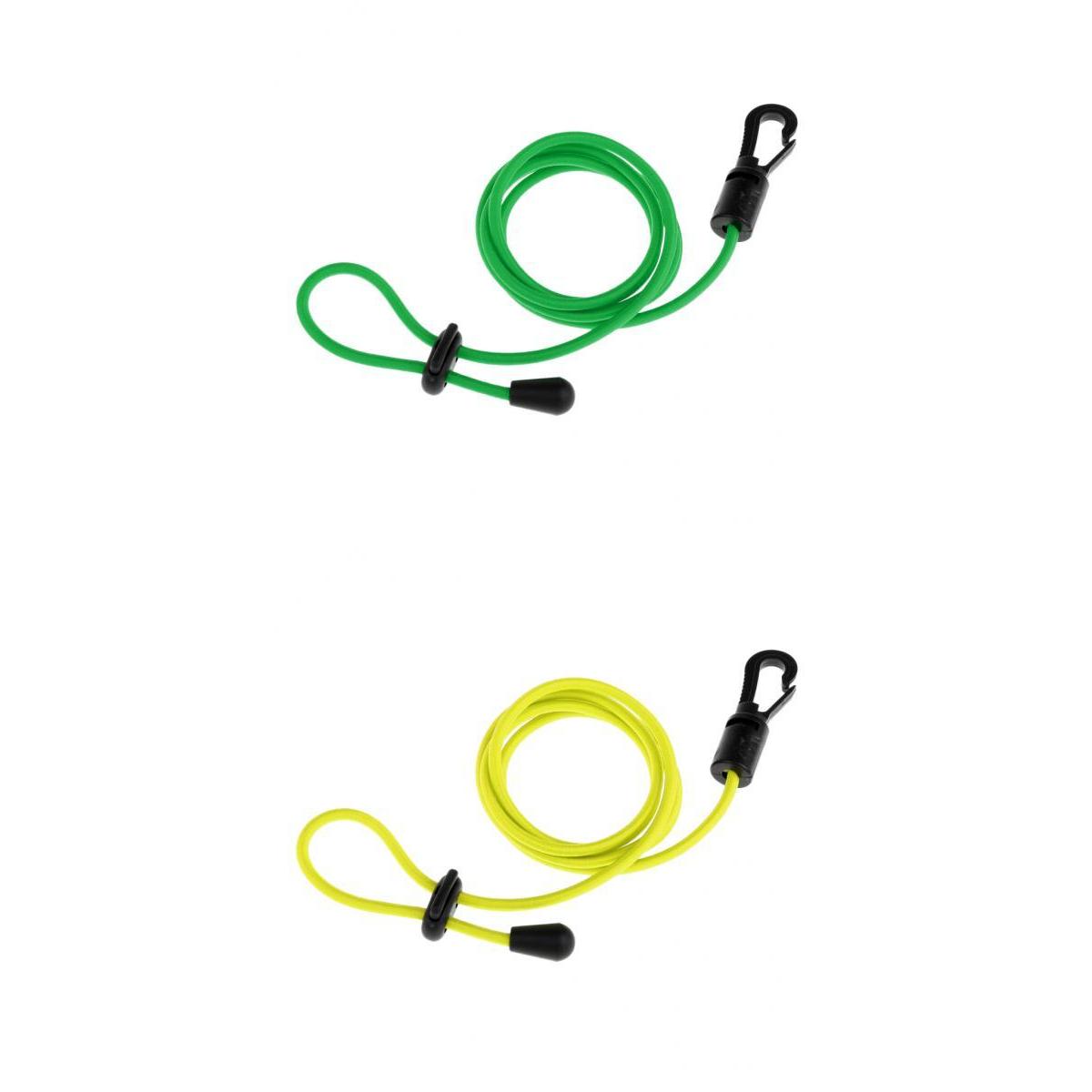 2 Pieces Elastic Safety Kayak Canoe Paddle Leash Fishing Rod Tie Rope Tether