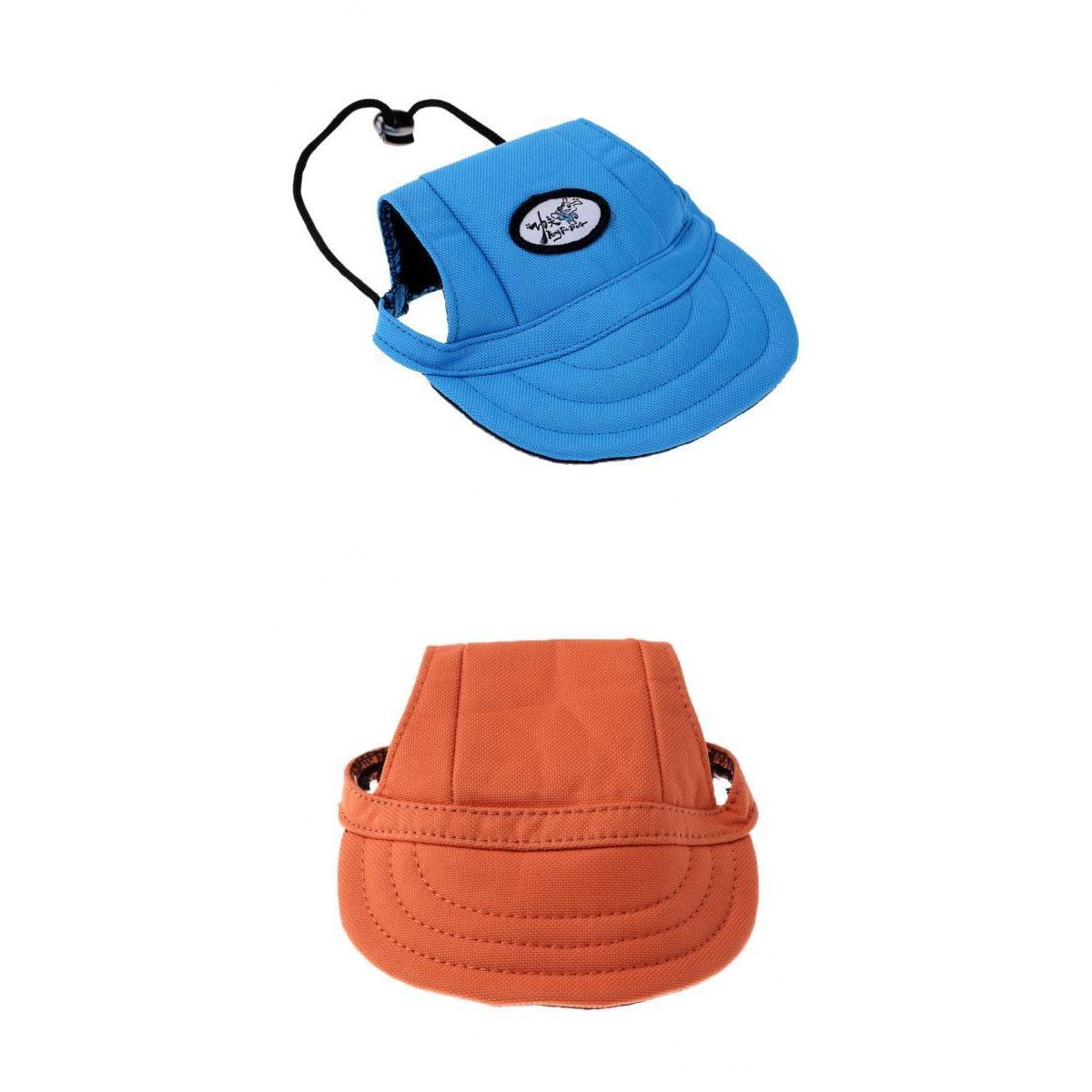 2 Pieces Small Pet Dog Cat Kitten Baseball Hat, Neck Strap Cap Sunbonnet