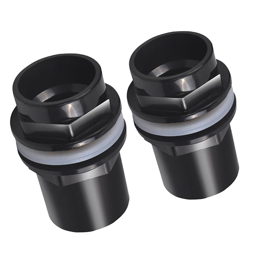 2x Fish Tank Tube Joint, Aquarium Pipe Connector Coupler Adapter 32/50mm Dia