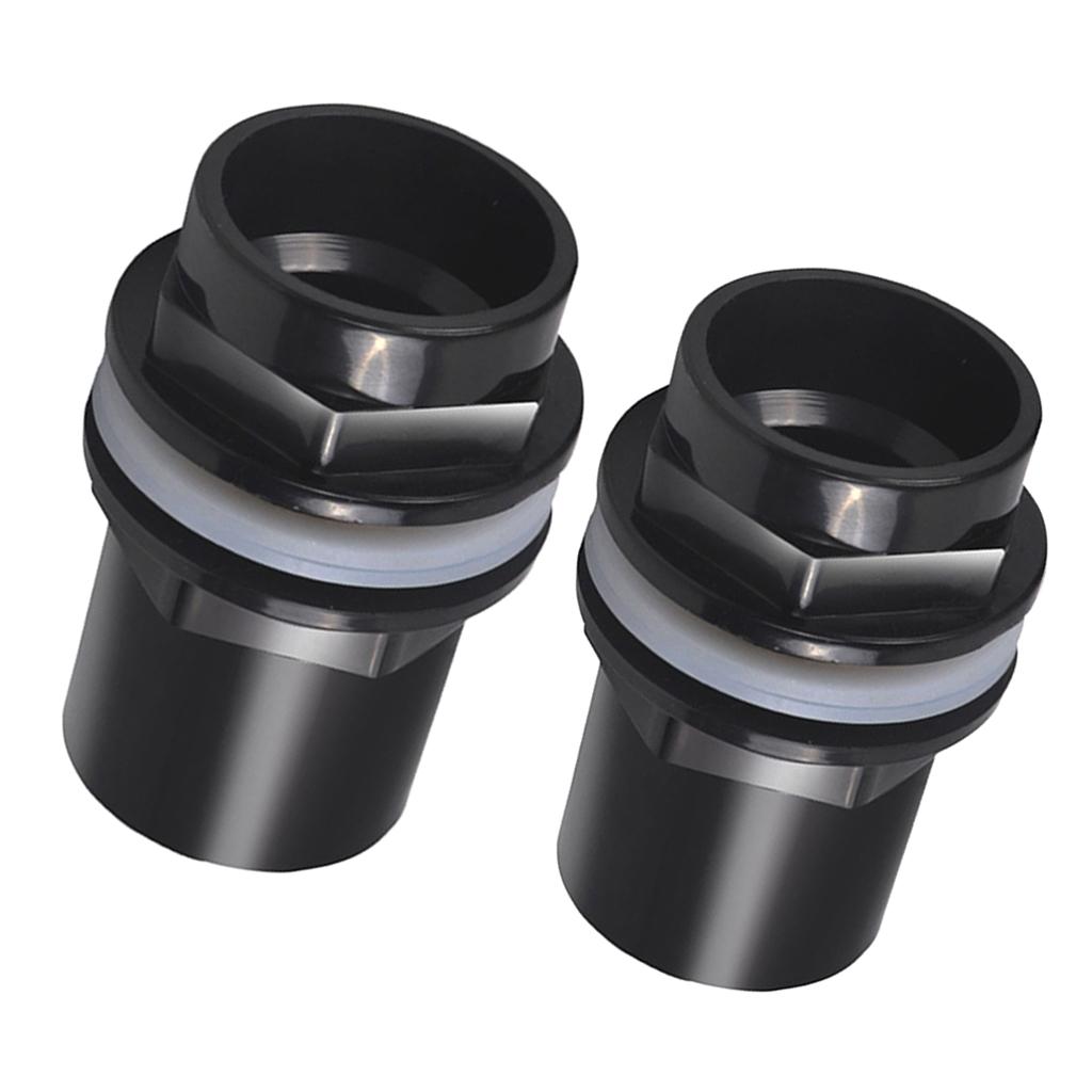 2x Fish Tank Tube Joint, Aquarium Pipe Connector Coupler Adapter 32/50mm Dia