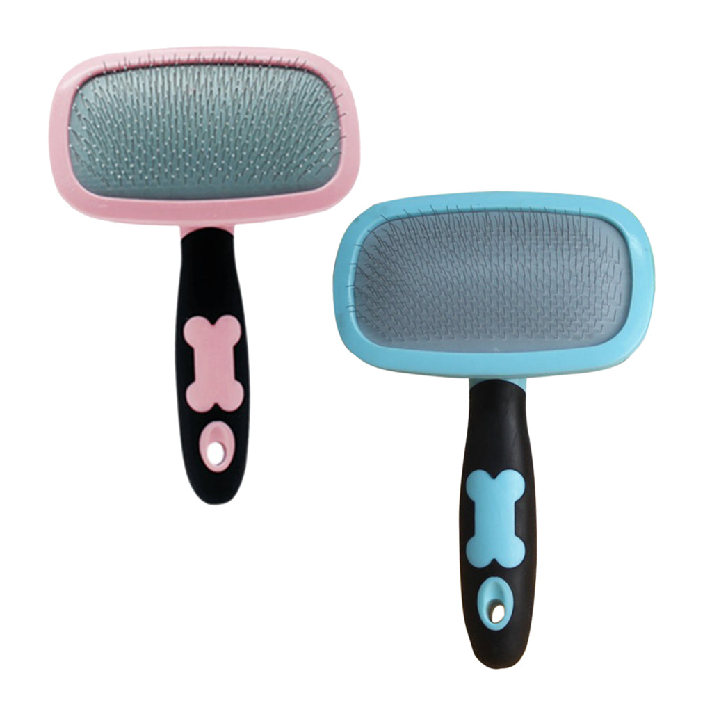2Pack Pet Dog Cat Grooming Slicker Brush Comb Tool 360 Rotating Massage Comb