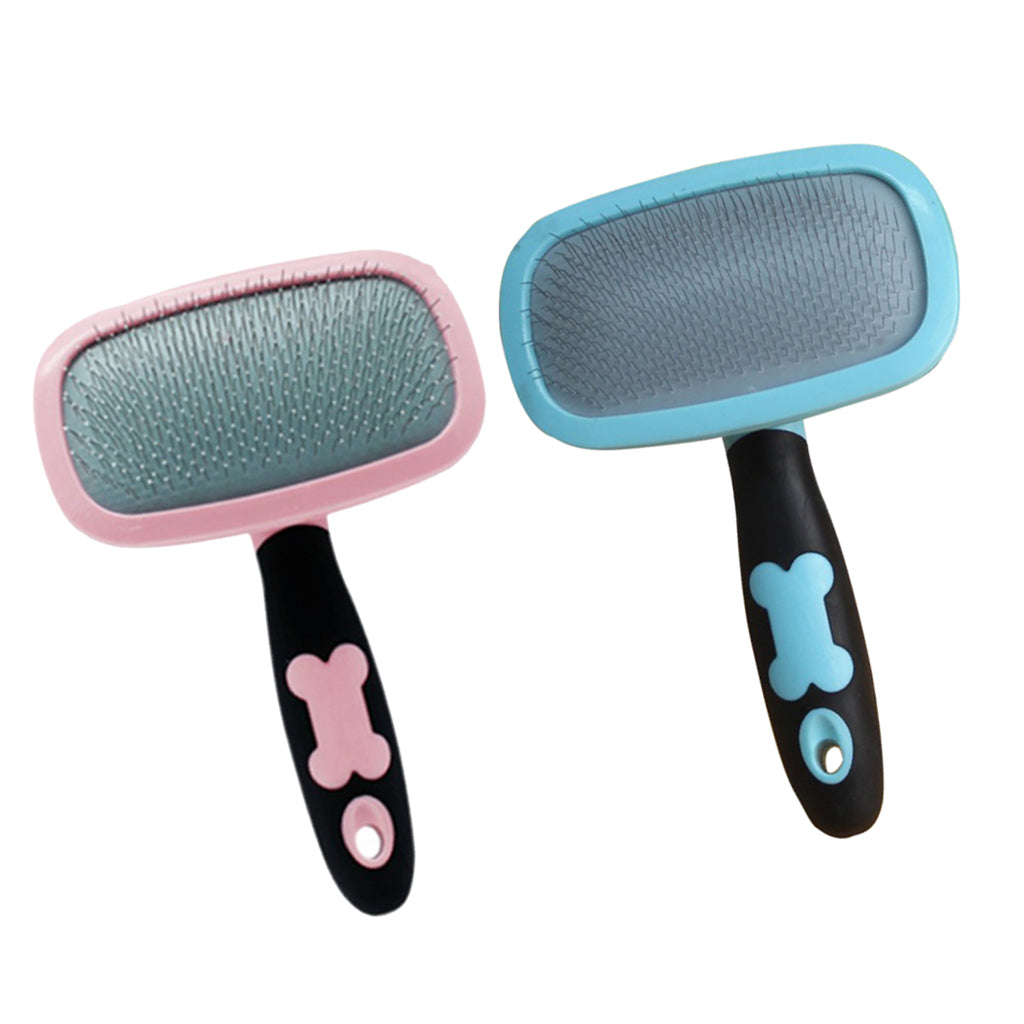 2Pack Pet Dog Cat Grooming Slicker Brush Comb Tool 360 Rotating Massage Comb