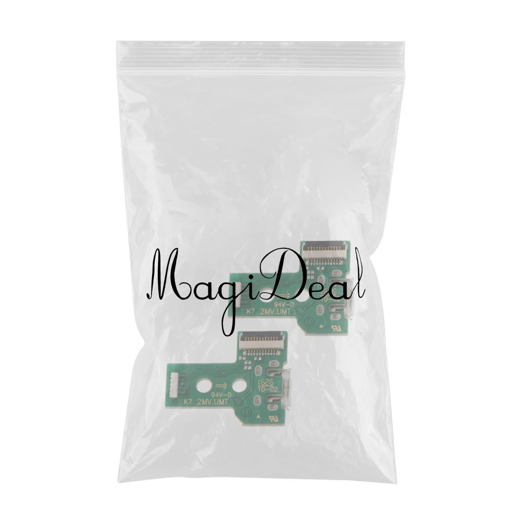 2x USB Charging Port Board 12Pin JDS-030 for Sony PS4 Controller Dualshock 4