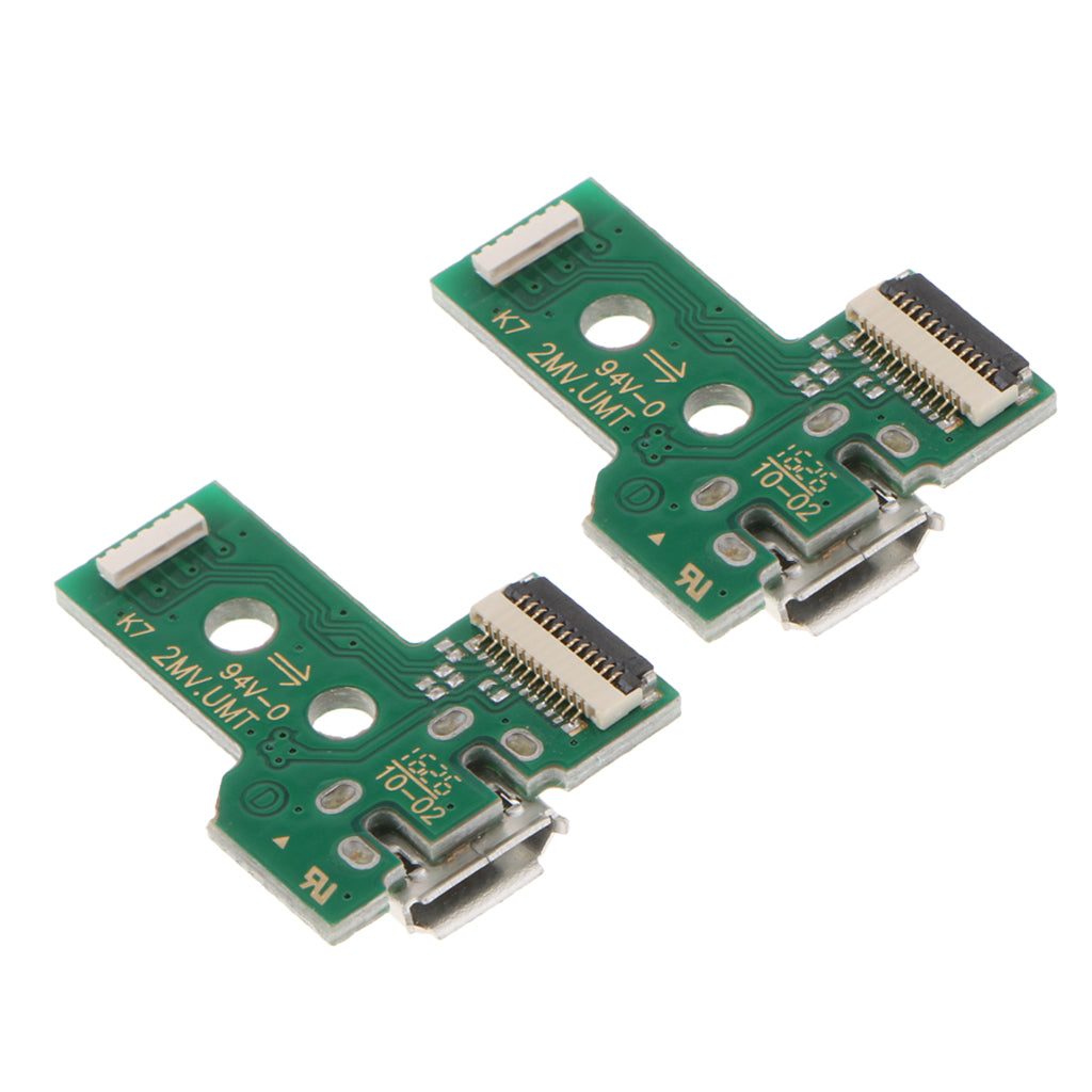 2x USB Charging Port Board 12Pin JDS-030 for Sony PS4 Controller Dualshock 4