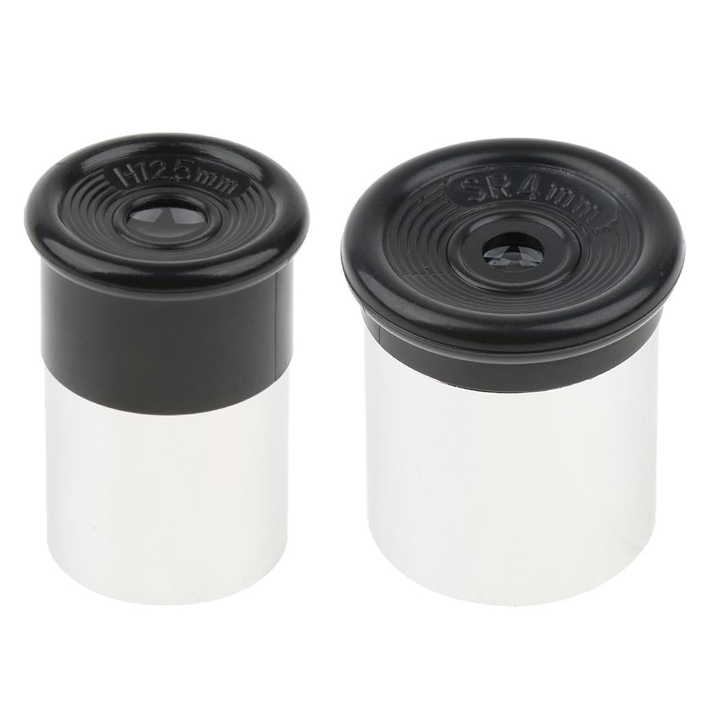 2 x SR4mm+H12.5mm Focal Length Telescope Eyepiece Lens 0.965 for Astronomy"