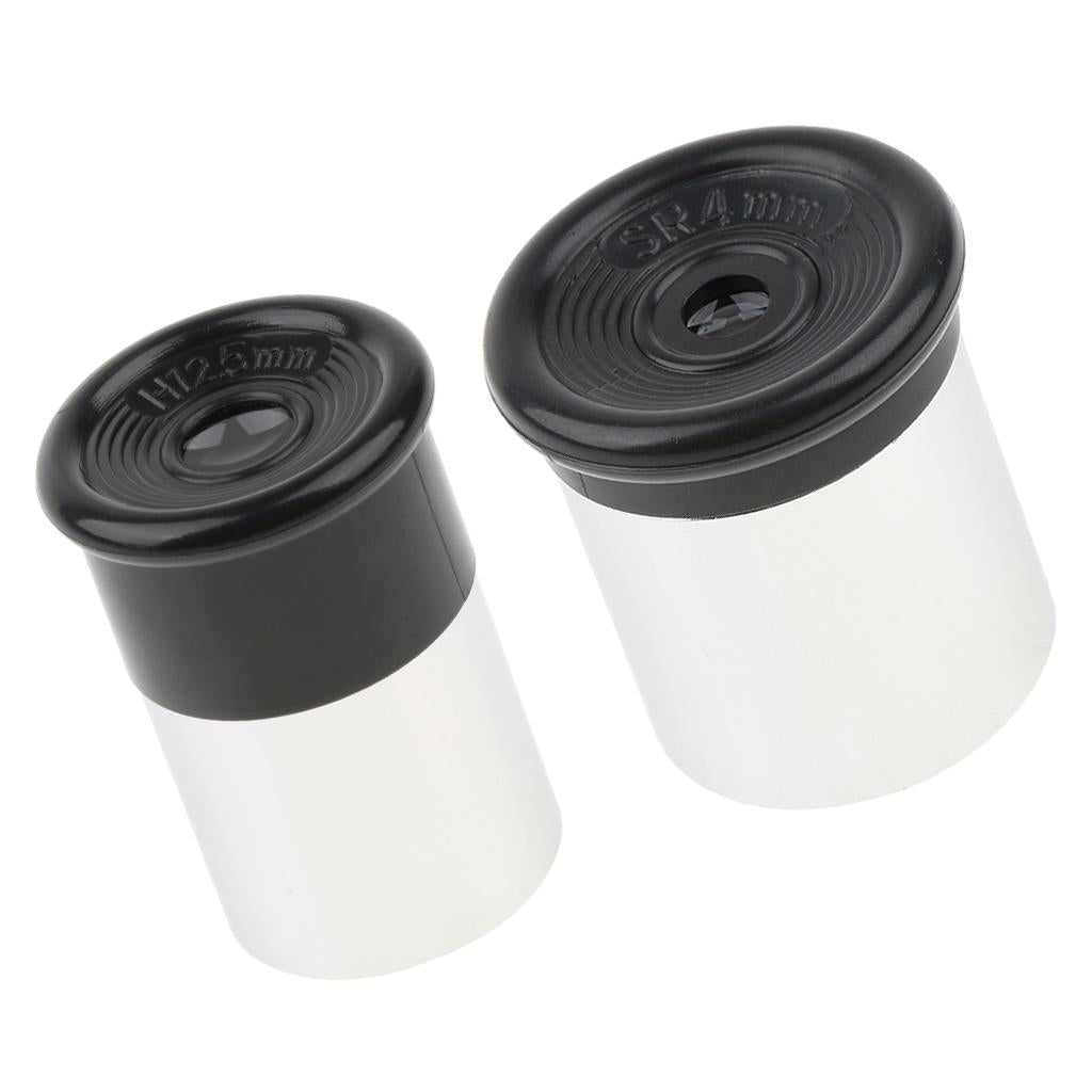 2 x SR4mm+H12.5mm Focal Length Telescope Eyepiece Lens 0.965 for Astronomy"