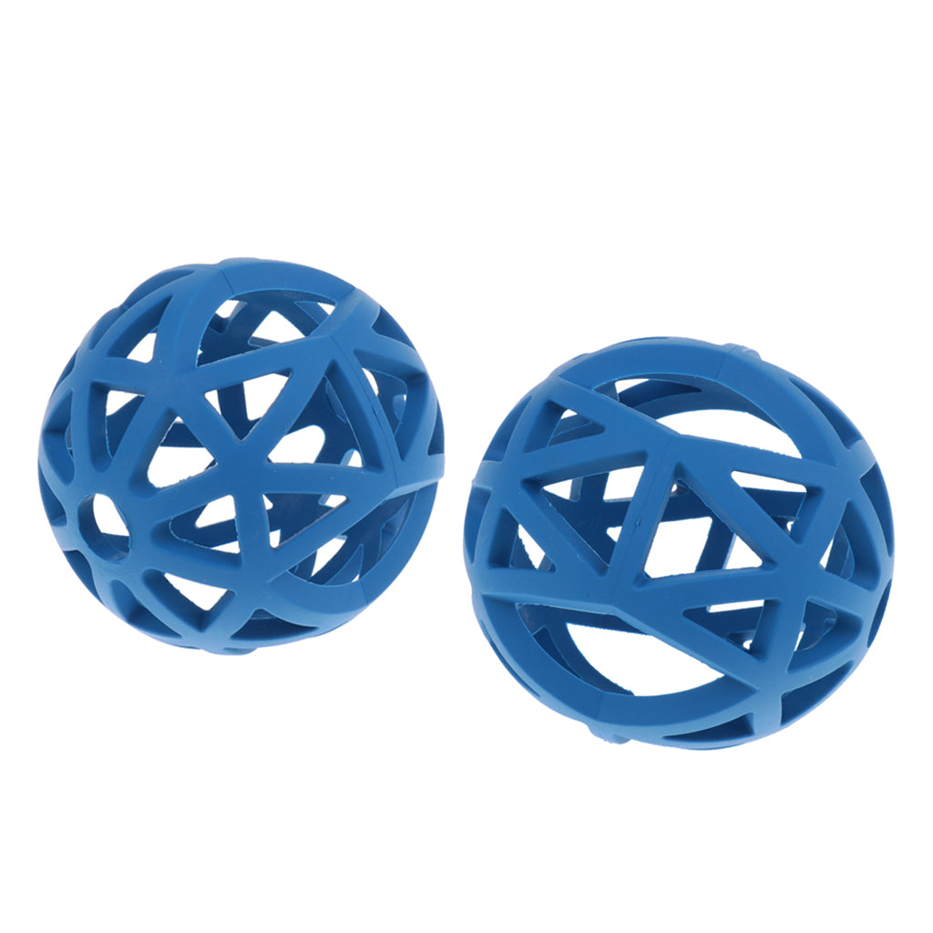 2Pcs Pet Dog Cat Chewing Toy Interactive Training Ball Exercise Toy Blue
