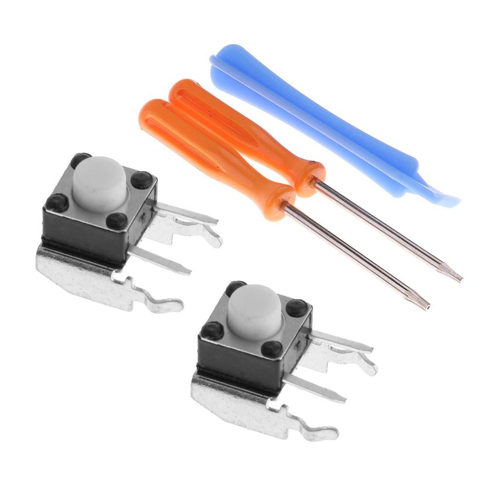 2x LB RB Tactile Switch Bumper Button with Tools For 360 One Controller