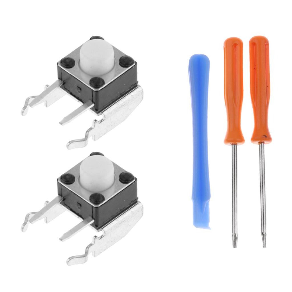 2x LB RB Tactile Switch Bumper Button with Tools For 360 One Controller