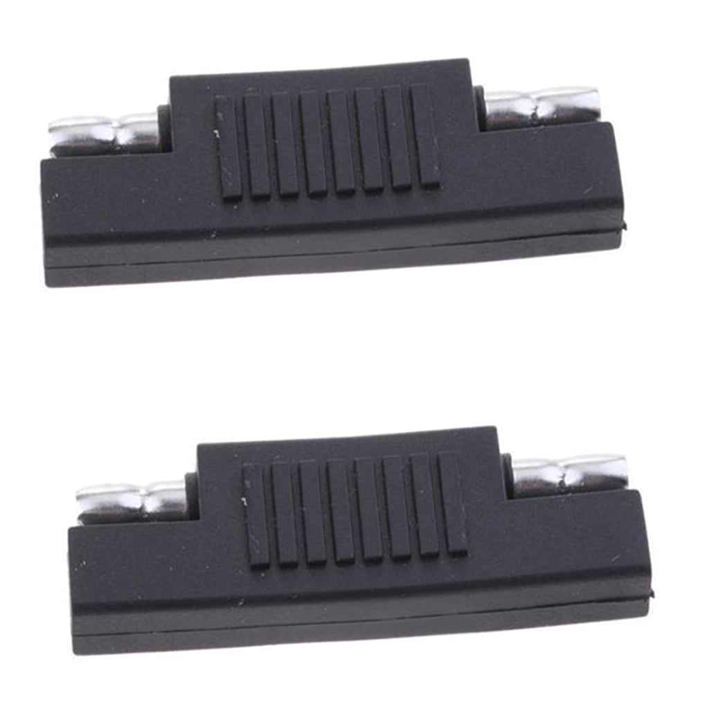 2Pieces SAE Male to Male Plug Changer Adapter Connector Solar Panel Battery
