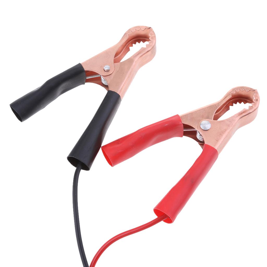 2Pieces 18AWG SAE to Alligator Clips Extension Cable Car Battery Booster
