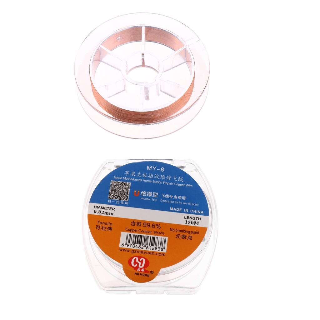 2 PCs 0.02 mm Motherboard Jump Wire Phone Repair Fly Cable Fingerprint Line