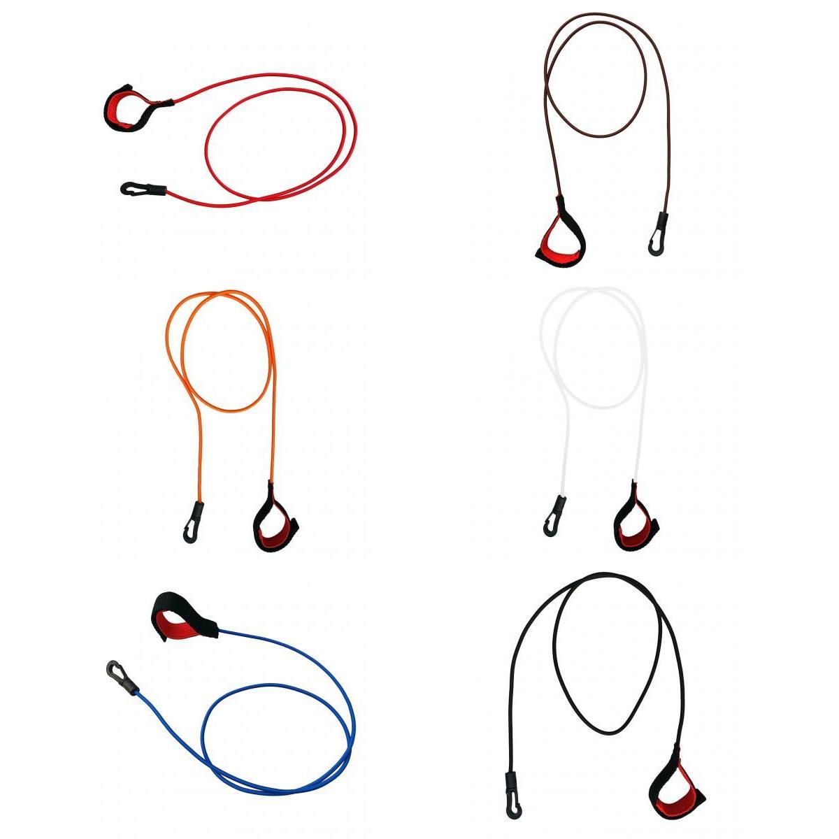 6 Pieces Kayak Boat SUP Paddle Board Leash Fishing Rod Safety Holder Lanyard