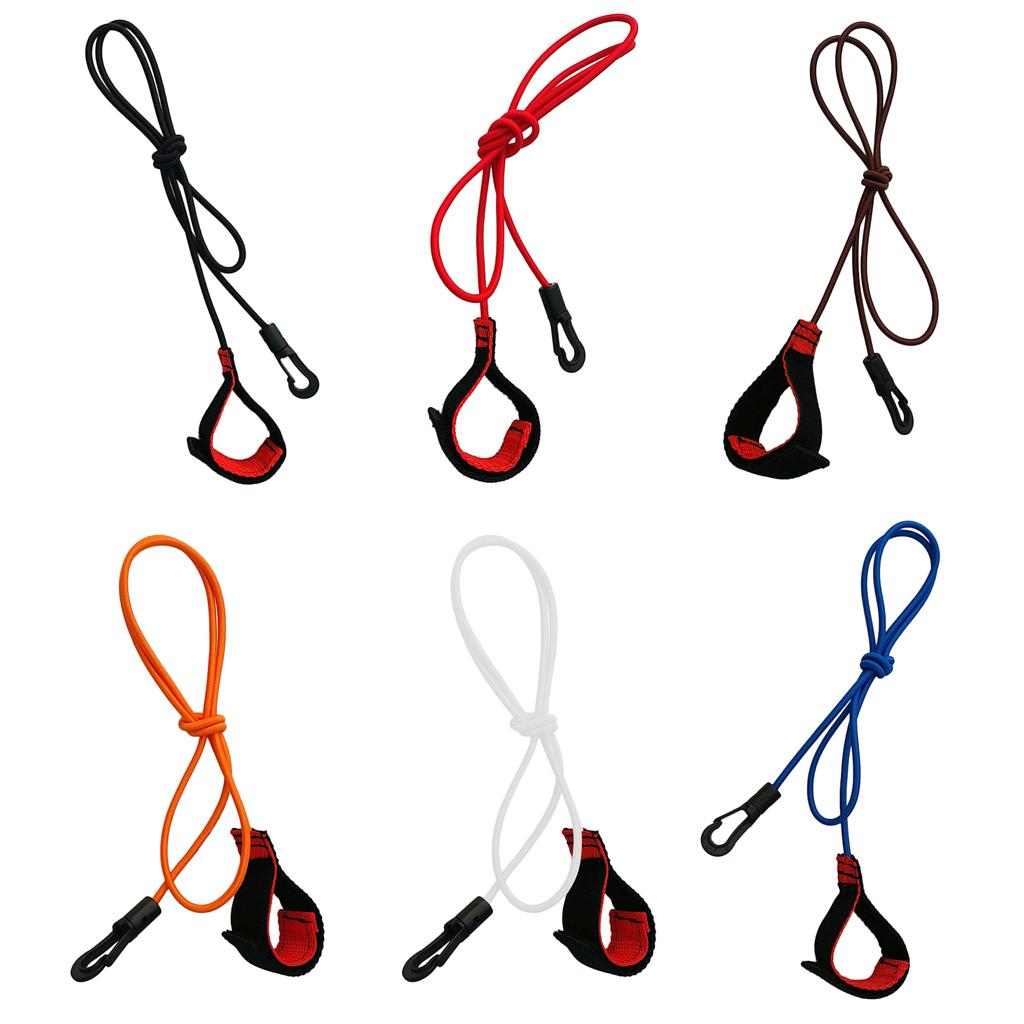 6 Pieces Kayak Boat SUP Paddle Board Leash Fishing Rod Safety Holder Lanyard