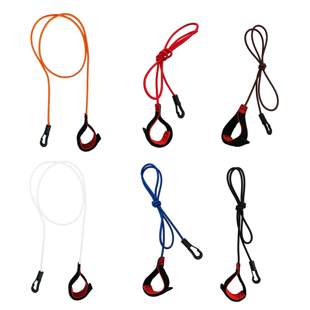 6 Pieces Kayak Boat SUP Paddle Board Leash Fishing Rod Safety Holder Lanyard