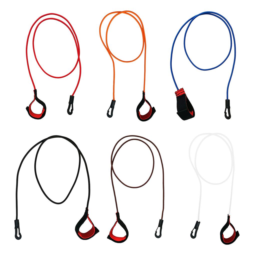 6 Pieces Kayak Boat SUP Paddle Board Leash Fishing Rod Safety Holder Lanyard