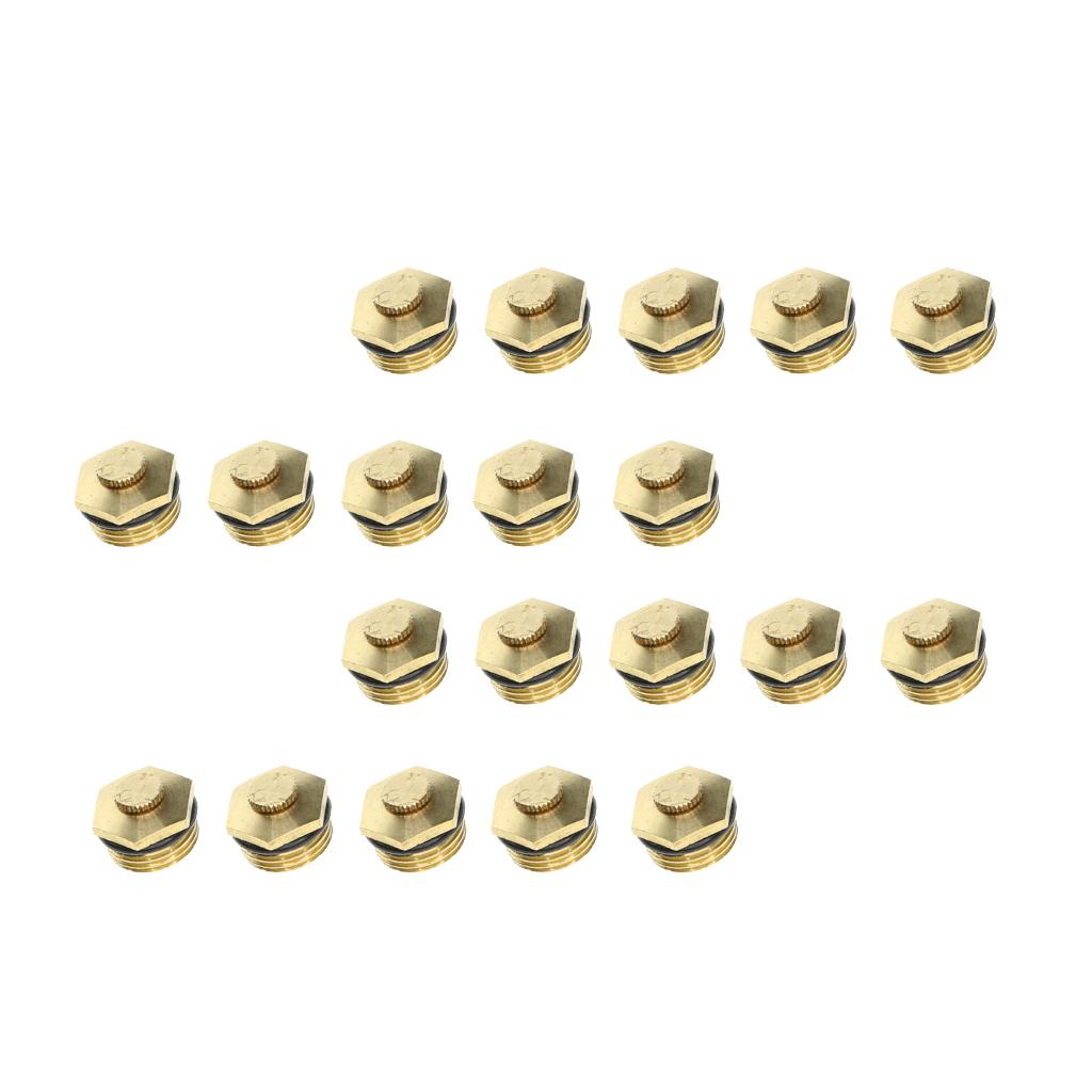 20x Centrifugal Adjustable Water Atomizing Spray Nozzle Irrigation 1/2Brass"