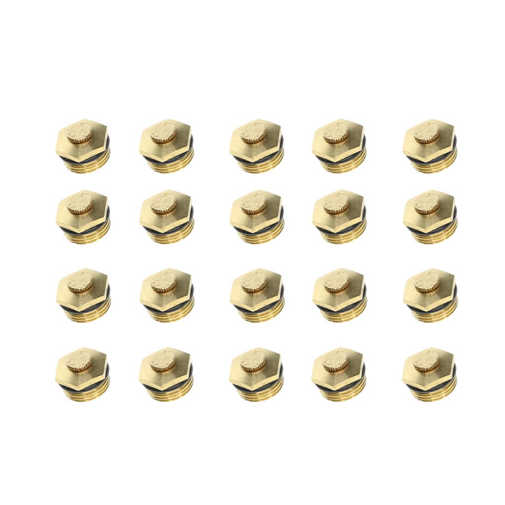 20x Centrifugal Adjustable Water Atomizing Spray Nozzle Irrigation 1/2Brass"