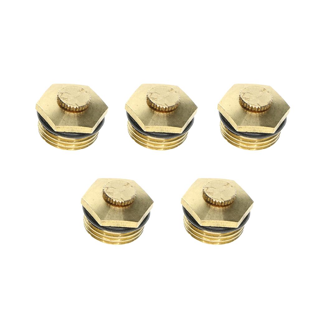 5x Centrifugal Adjustable Water Atomizing Spray Nozzle Irrigation 1/2 Brass"