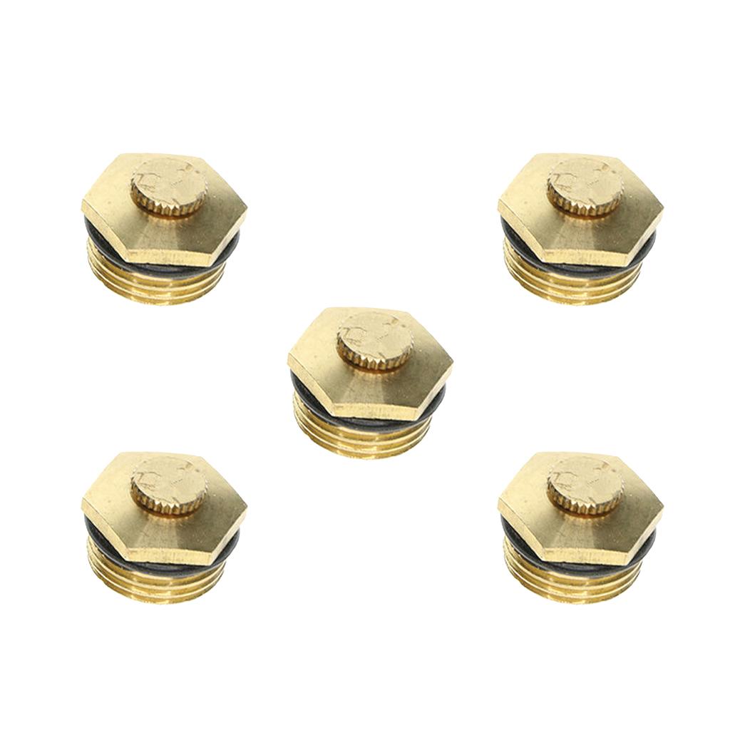5x Centrifugal Adjustable Water Atomizing Spray Nozzle Irrigation 1/2 Brass"