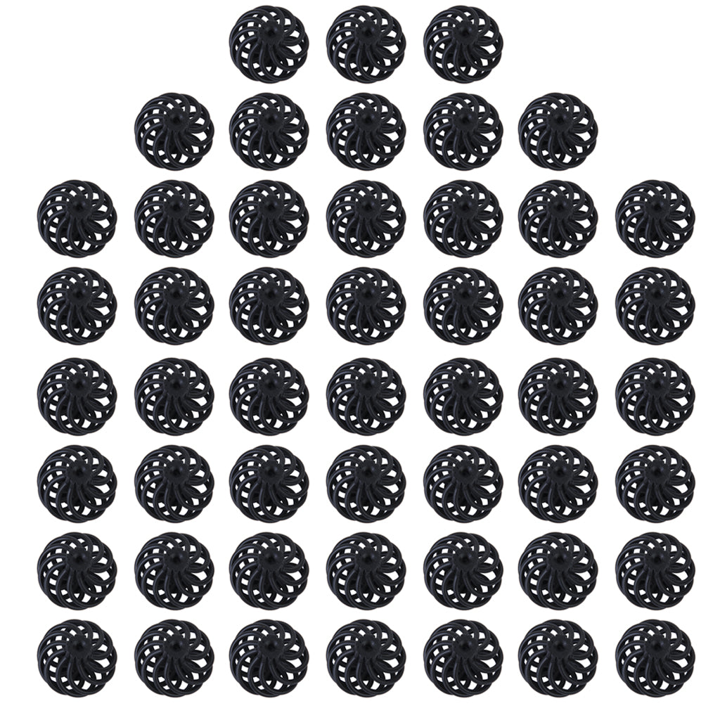 50Pcs Spiral Cage Design Kitchen Cabinet Cupboard Handles Knob Dia.3.4cm