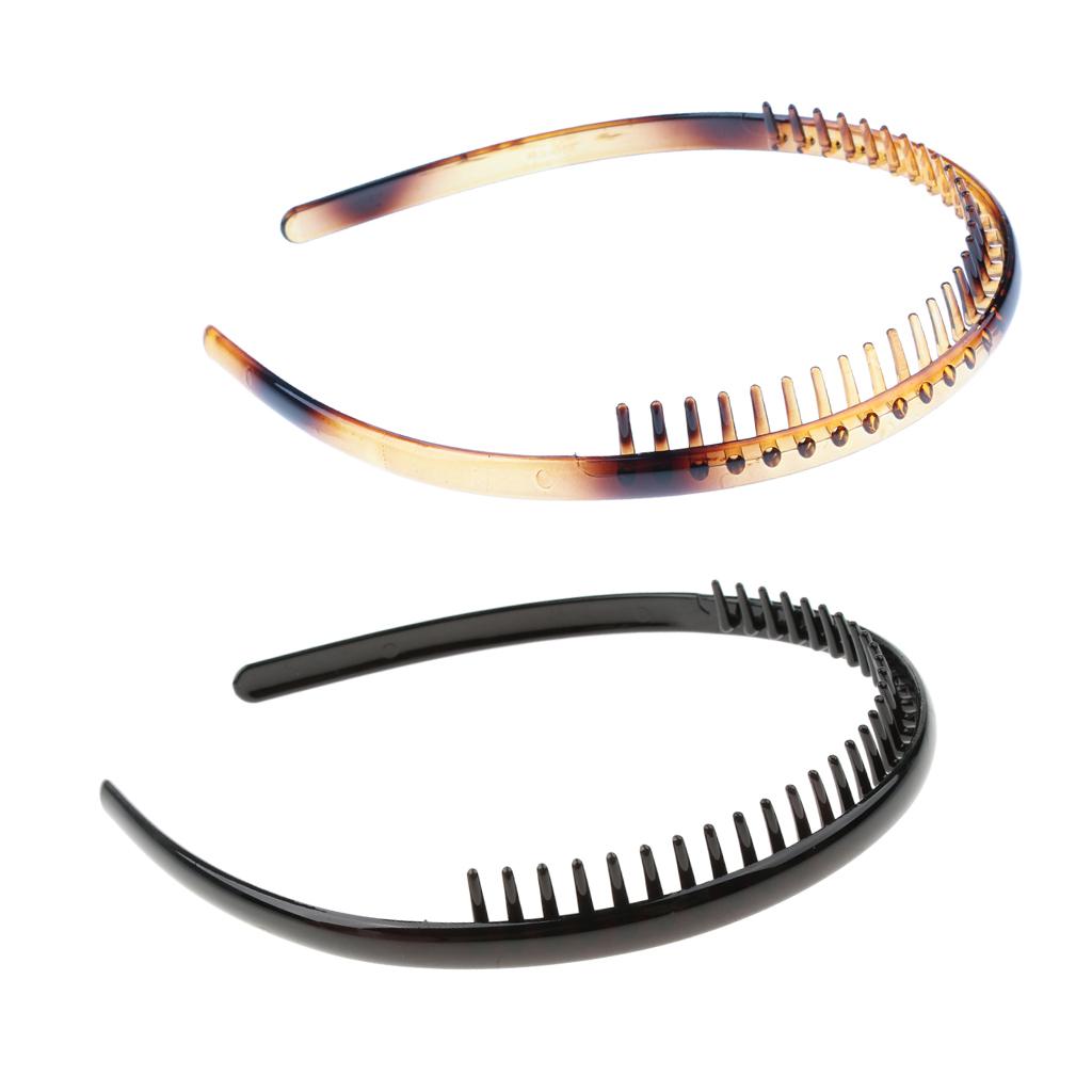 2/set Resin Zigzag Hair Band Toothed Headband Hoop Band Hair Accessories