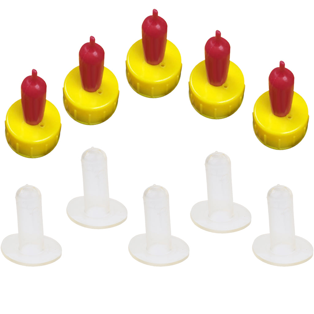 10pcs Calf Nursing Drinking Bottle Silicone Nipple Replacement Accessory Cow