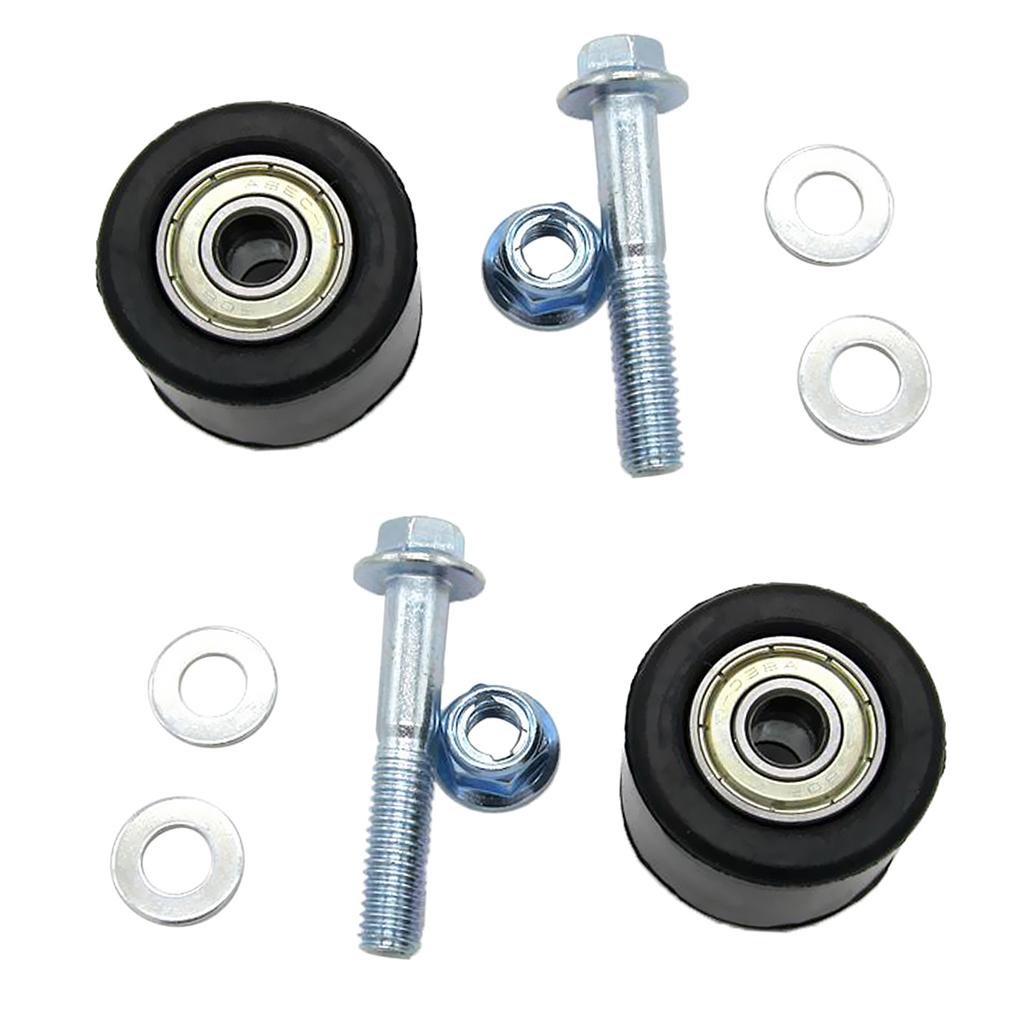 2Pcs 8mm Chain Roller Tensioner Pulley Wheel Guide for Yamaha YFZ350 Banshee