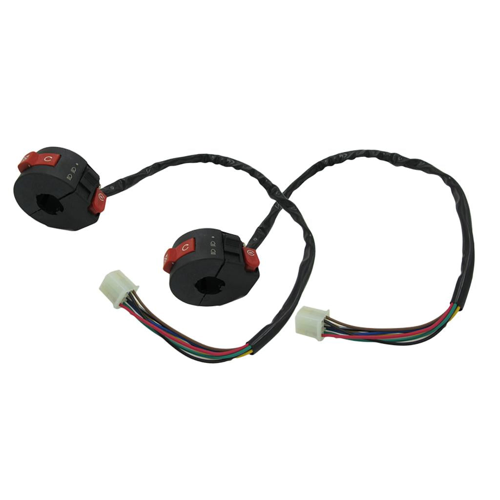 2x 3-Function Left Handlebar Switch 50 70 90 110 125cc ATV Quad 4 Wheeler