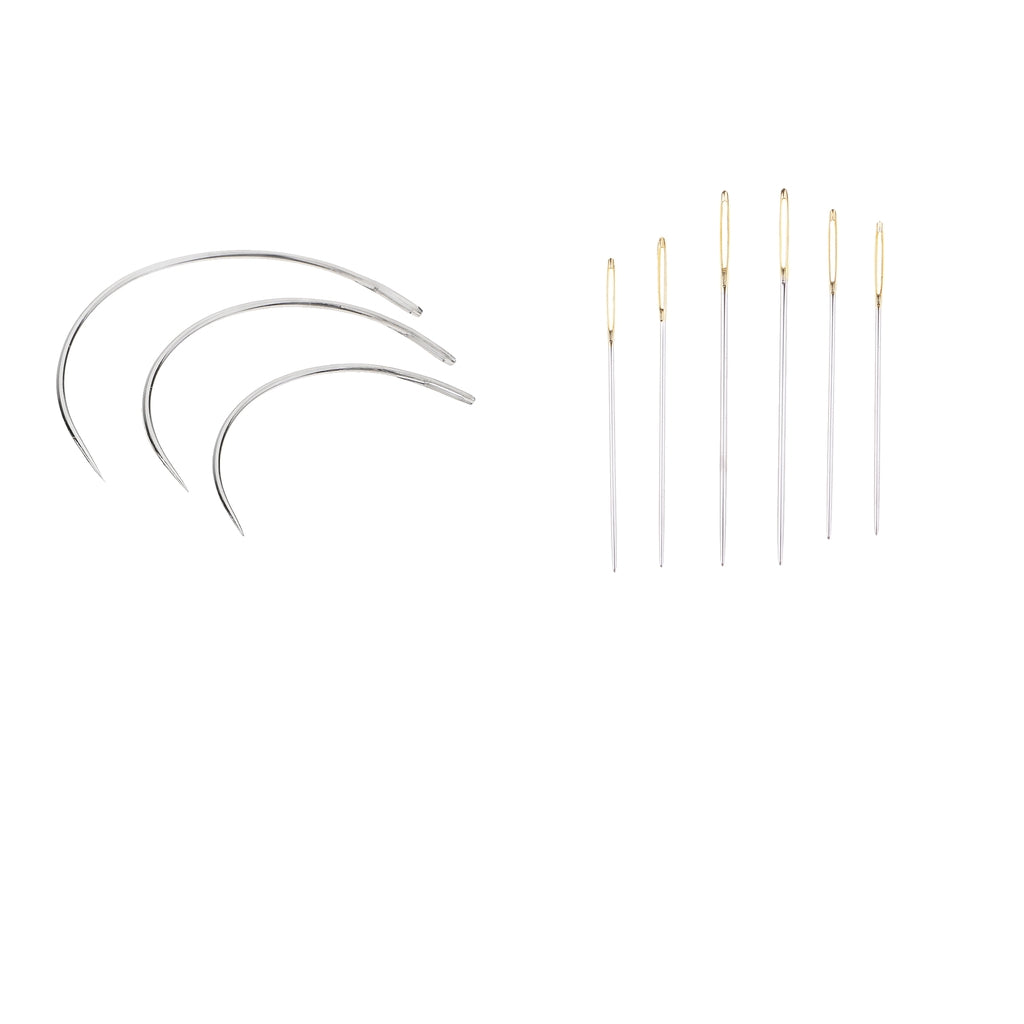 9Pcs/set Steel Curved Needles for Hand Sewing Embroidery Cross Stitch Crafts