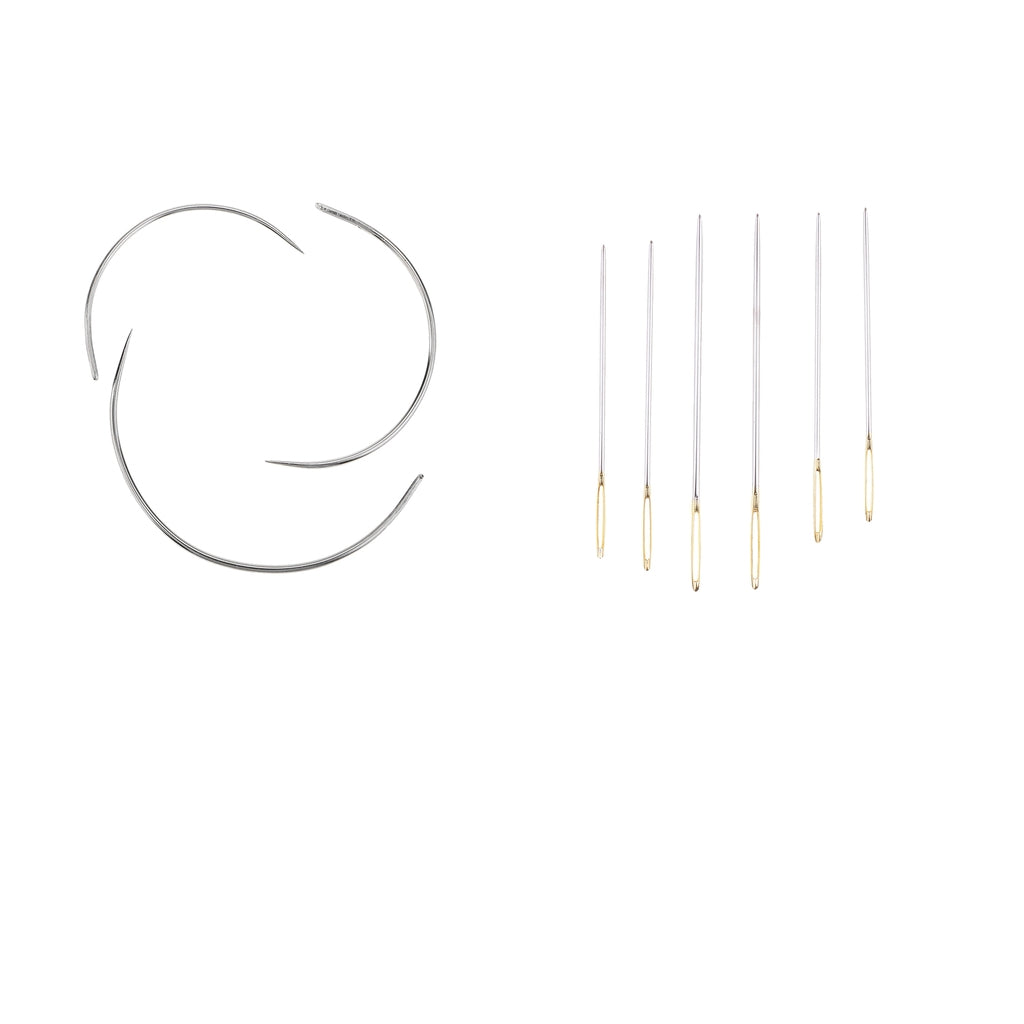 9Pcs/set Steel Curved Needles for Hand Sewing Embroidery Cross Stitch Crafts