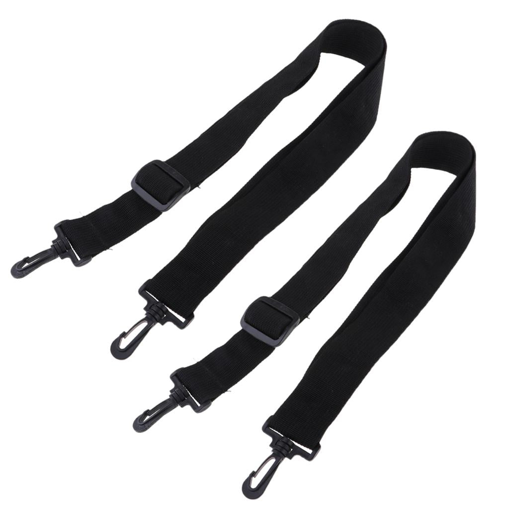2x Adjustable Shoulder Strap Replacement Detachable Bag Belt w/ Swivel Clip