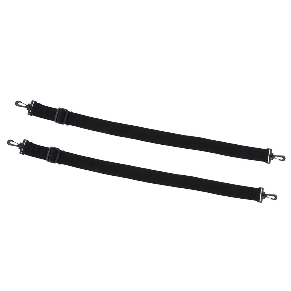2x Adjustable Shoulder Strap Replacement Detachable Bag Belt w/ Swivel Clip
