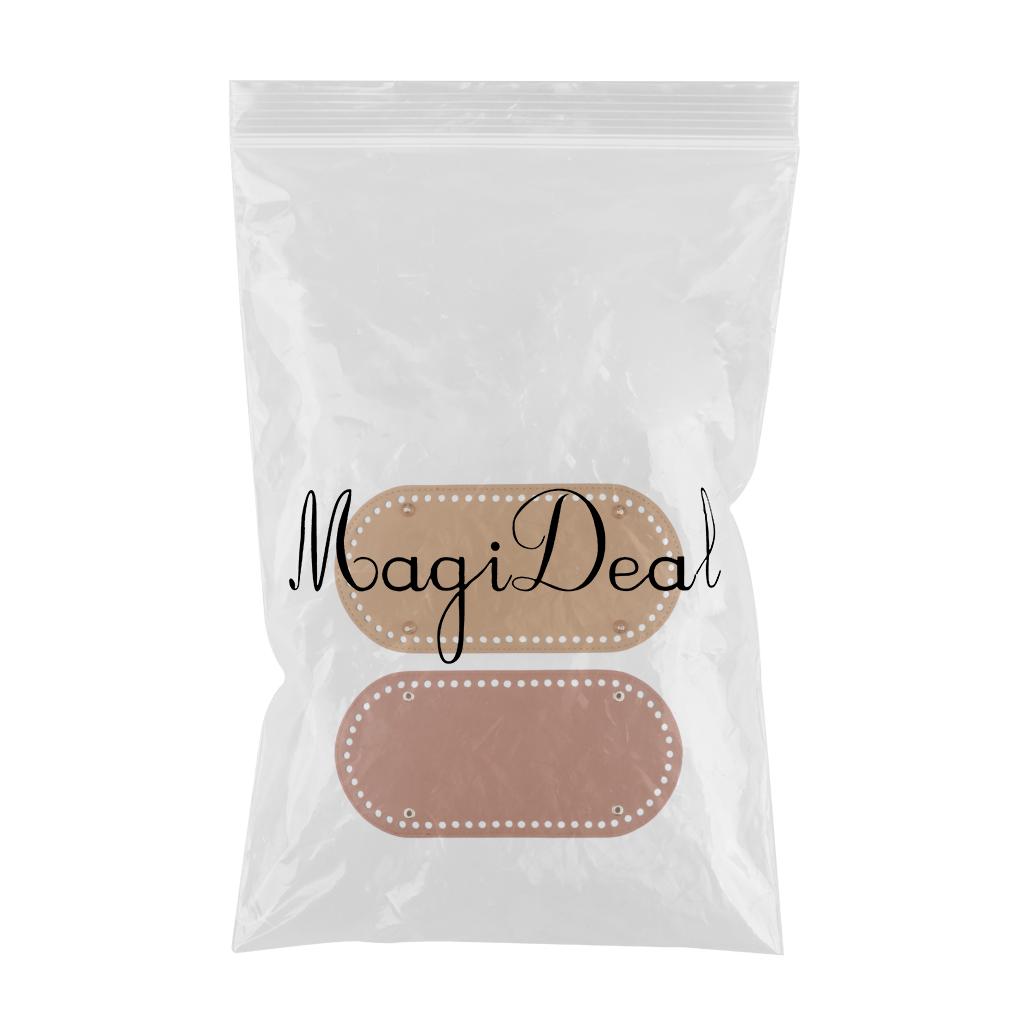 2PCS 60 Holes Nail Bag Bottom Shaper Bag Cushion Pads for Hand-made DIY Bags