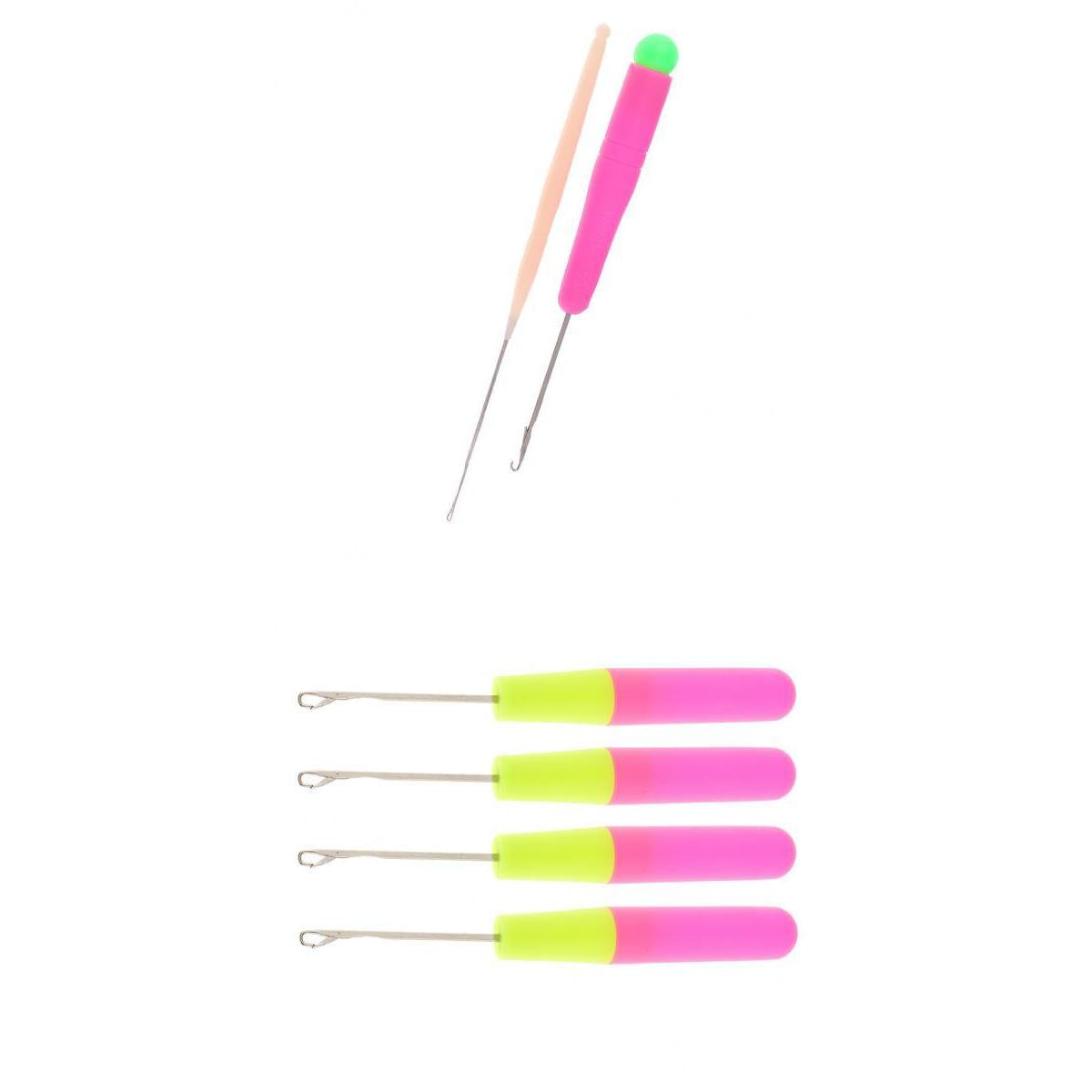 6pcs Latch Hook Crochet Needles for Hair/Micro Braid Dread Lock Maintaining