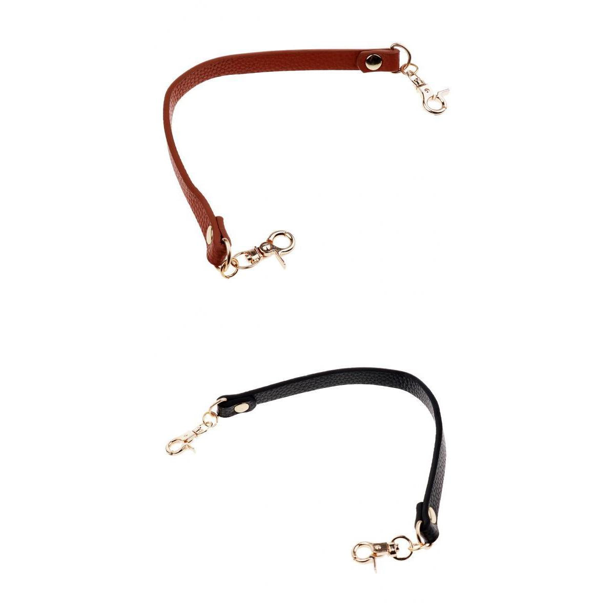 2/pack PU Leather 30cm Handbag Shoulder Bag Strap Replacement Purse Handle