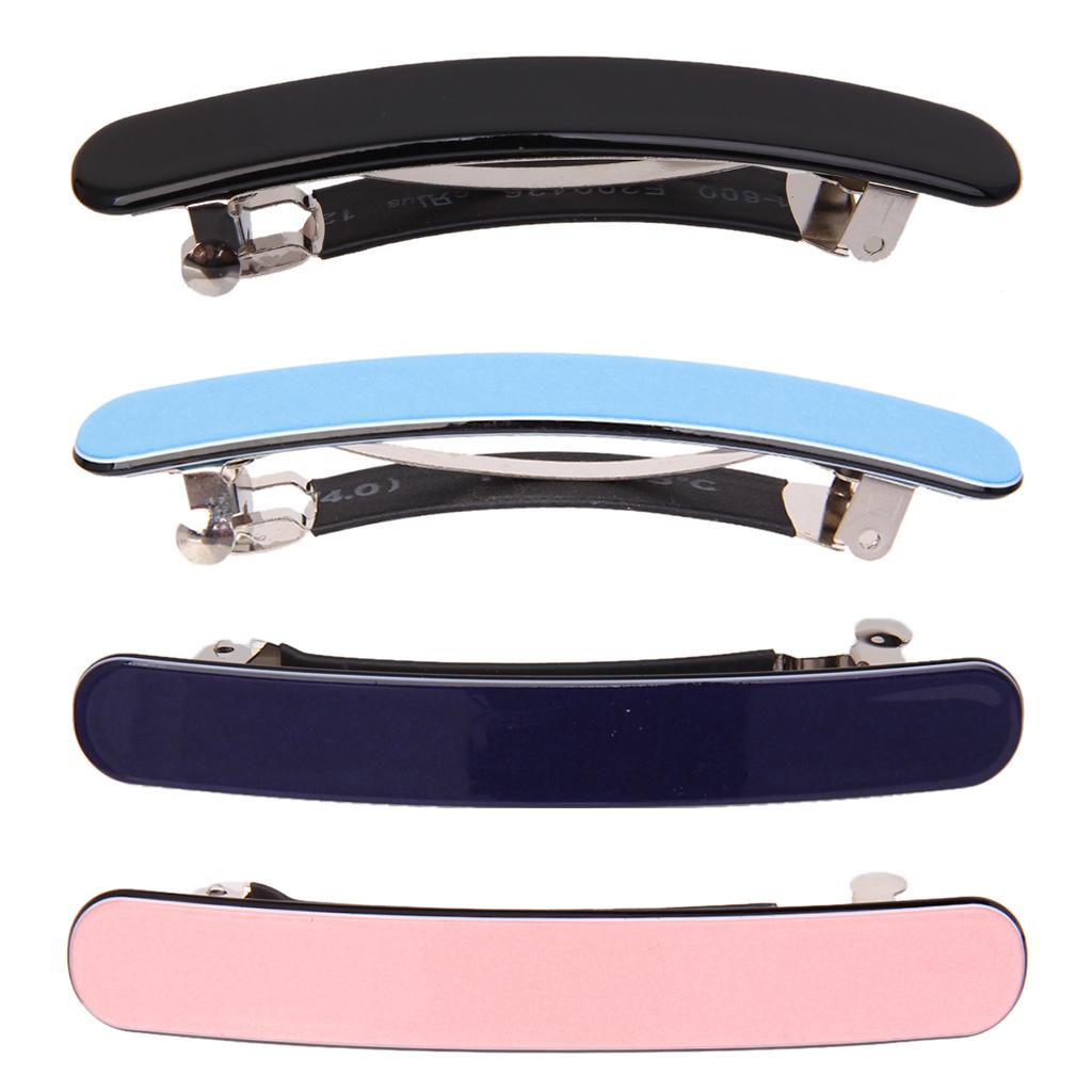 4 Pieces Fashion Women Acrylic Hair Clip Barrette Accessories