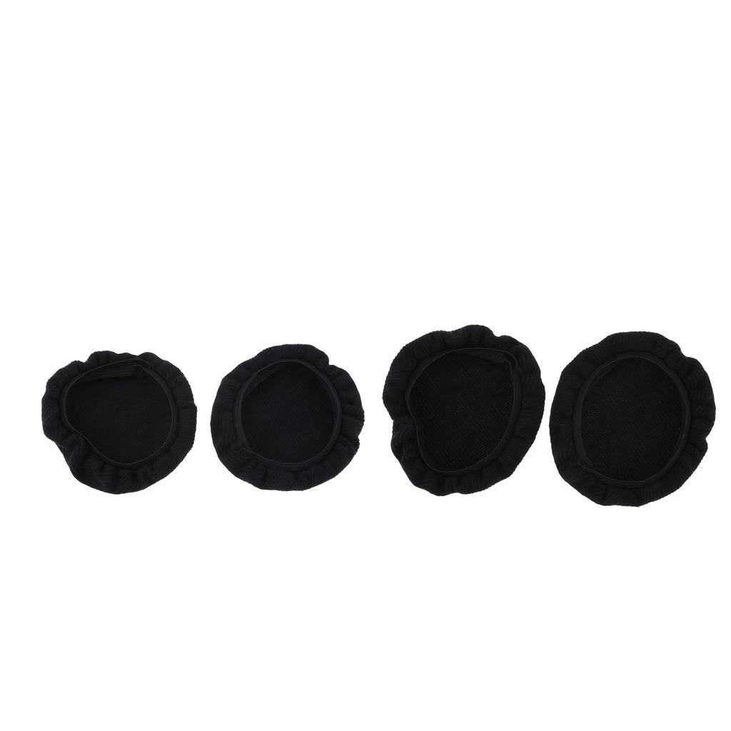 2Pairs Stretchable Headphone Covers Earcup Earpad Fit 6-8.5cm Headphones