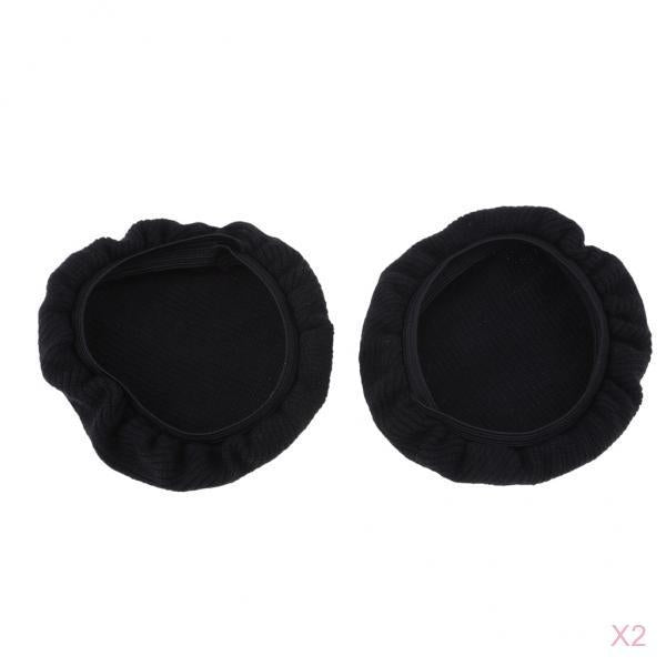 2Pairs Stretchable Headphone Covers Earcup Earpad Fit 6-8.5cm Headphones
