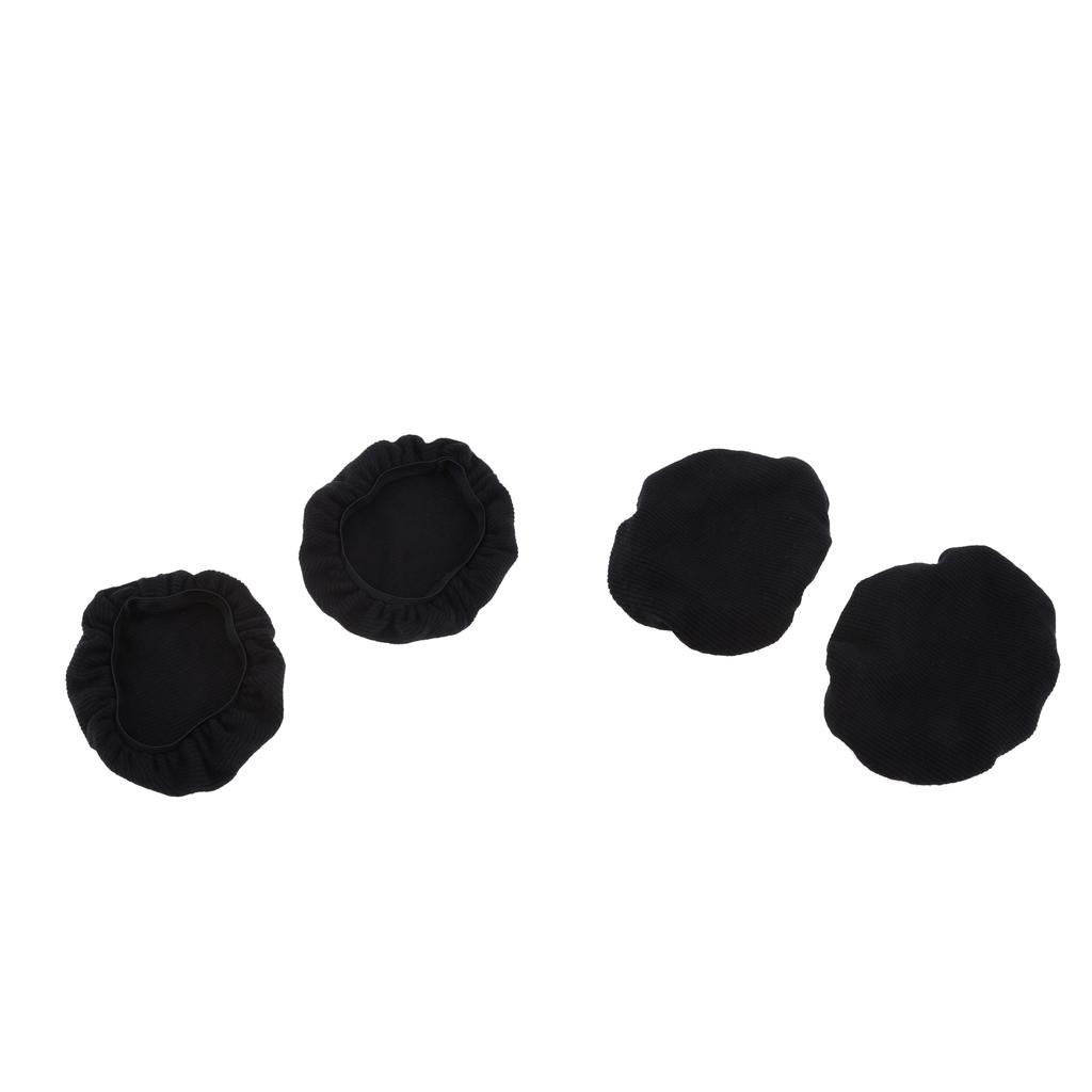 2Pairs Stretchable Fabric Covers Earcup Earpad Fit 9~11cm Headphones