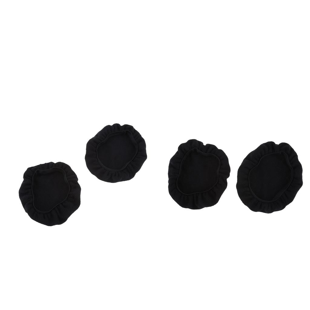 2Pairs Stretchable Fabric Covers Earcup Earpad Fit 9~11cm Headphones