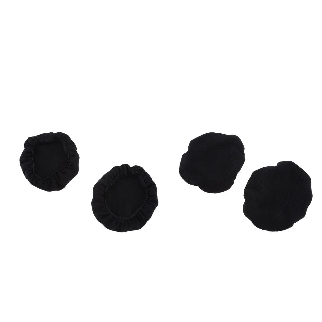 2Pairs Stretchable Fabric Covers Earcup Earpad Fit 9~11cm Headphones