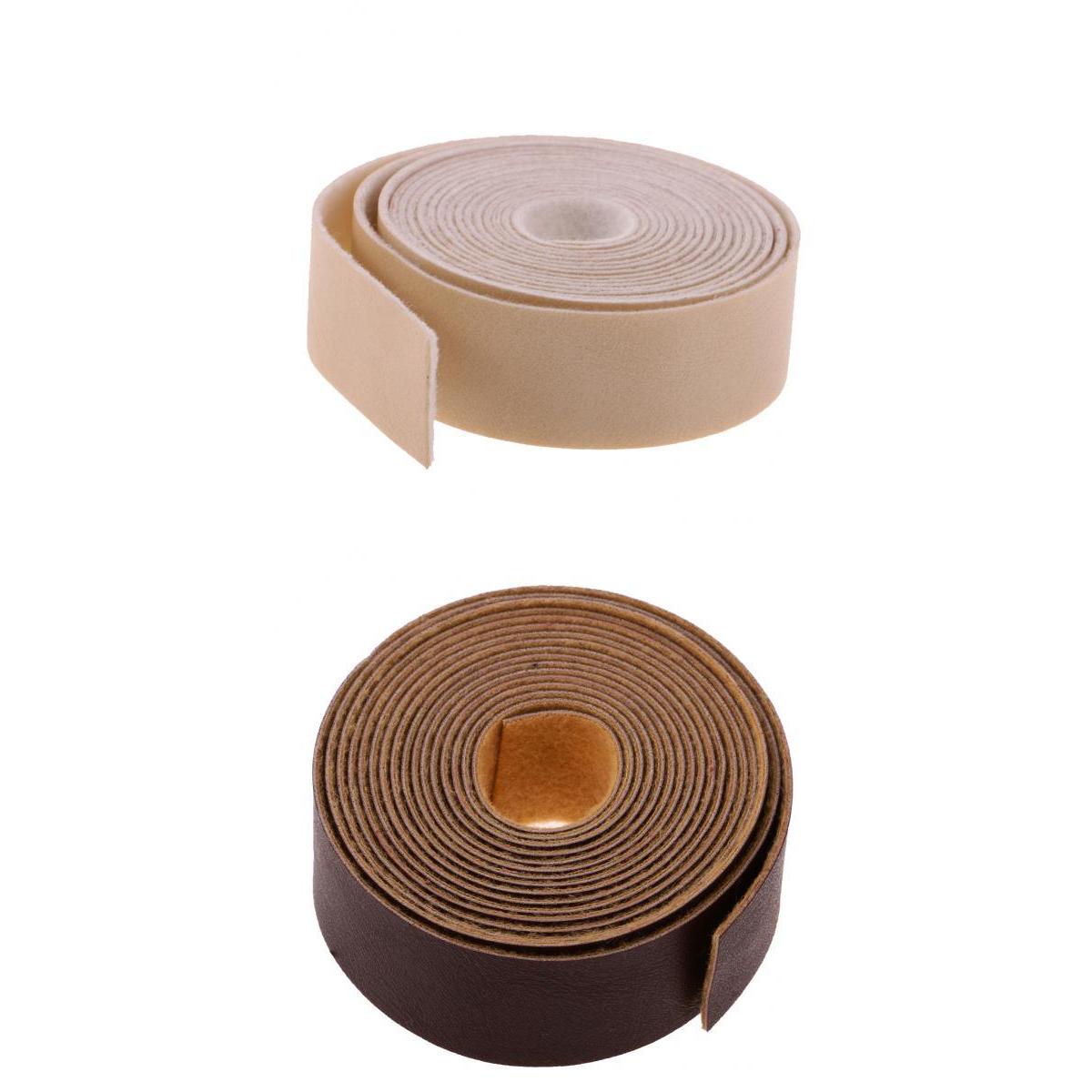 2 Rolls 10m DIY PU Leather Straps Wide Strips Belt Handbag Crafts 2cm Wide